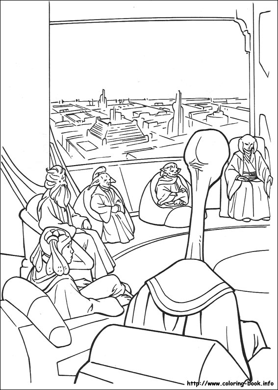 Star Wars coloring picture